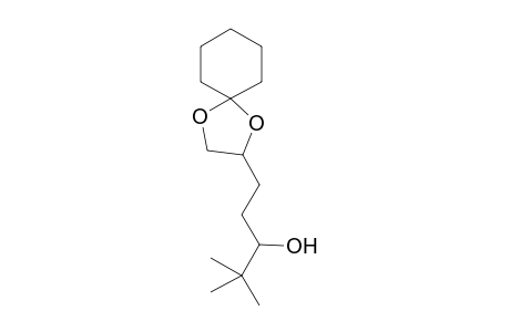 3-(4,4-Dimethyl-3-hydroxypentyl)-1,4-dioxasporo[4.5]decane