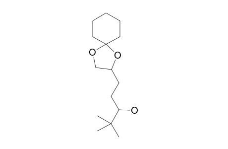 3-(4,4-Dimethyl-3-hydroxypentyl)-1,4-dioxasporo[4.5]decane