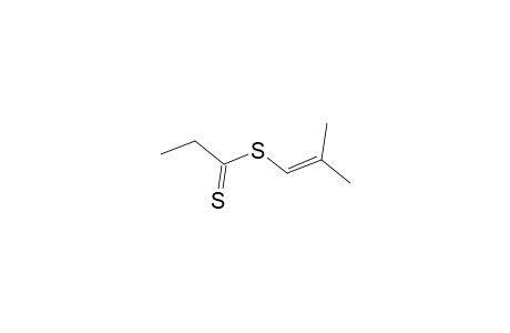 2-Methyl-1-propenyl propanedithioate