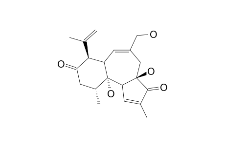 4.beta.,9.alpha.,20-Trihydroxy-13,15-seco-1,6,15-tigliatriene-3,13-dione