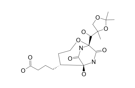 DIHYDROBICYCLOMYCIN-5A-PROPIONIC-ACID-C-(2'),C-(3')-ACETONIDE