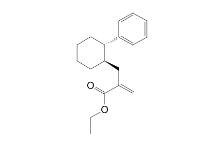 Ethyl 2-((trans-2-phenylcyclohexyl)methyl)acrylate