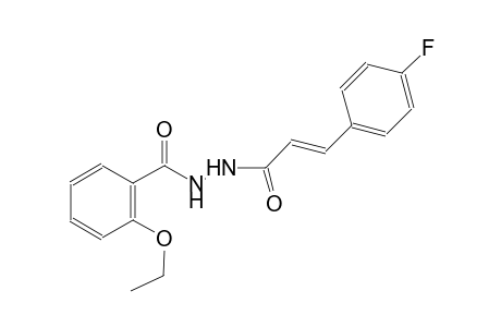 (2E)-N'-(2-ethoxybenzoyl)-3-(4-fluorophenyl)-2-propenohydrazide