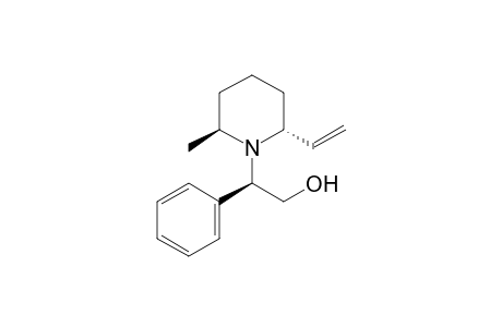 (2R,6S,1'R)-N-(2-Hydroxy-1-phenylethyl)-2-ethenyl-6-methylpiperidine