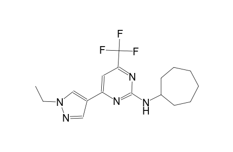 2-pyrimidinamine, N-cycloheptyl-4-(1-ethyl-1H-pyrazol-4-yl)-6-(trifluoromethyl)-