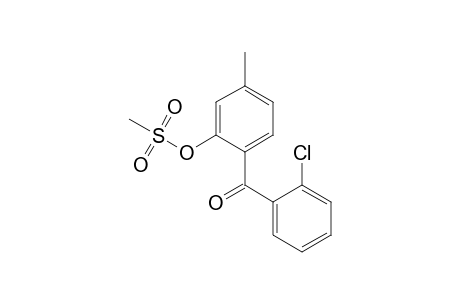 2-(2-Chlorobenzoyl)-5-methylphenyl methane sulfonate