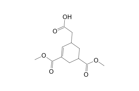 [3,5-Bis(methoxycarbonyl)-2-cyclohexen-1-yl]acetic acid