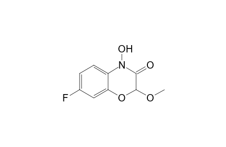 2H-1,4-Benzoxazin-3(4H)-one, 7-fluoro-4-hydroxy-2-methoxy-