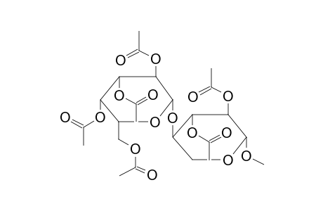 METHYL 2,3-DI-O-ACETYL-4-O-(2,3,4,6-TETRA-O-ACETYL-BETA-D-GALACTOPYRANOSYL)-BETA-D-XYLOPYRANOSIDE