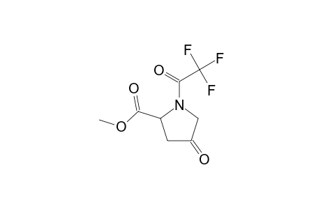 Pyrrolidine-2-carboxylic acid, 4-oxo-1-trifluoroacetyl-, methyl ester