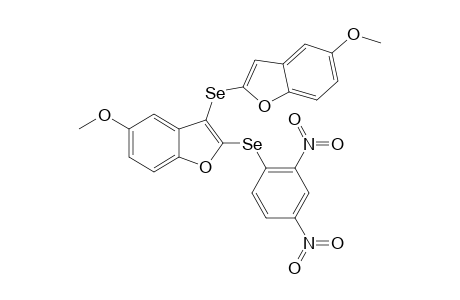 2-(2,4-DINITROPHENYLSELENYL)-5-METHOXY-3-(5-METHOXYBENZO-[B]-FURAN-2-YLSELENYL)-BENZO-[B]-FURAN