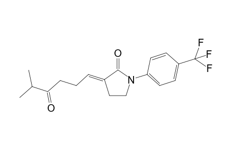 E/Z 3-(5-Methyl-4-oxo-hexylidene)-1-(4-trifluoromethyl-phenyl)-pyrrolidin-2-one