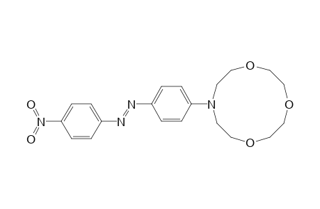 1,4,7-Trioxa-10-azacyclododecane, 10-[4-[(4-nitrophenyl)azo]phenyl]-