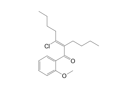 (Z)-2-Butyl-3-chloro-1-(2-methoxyphenyl)hept-2-en-1-one