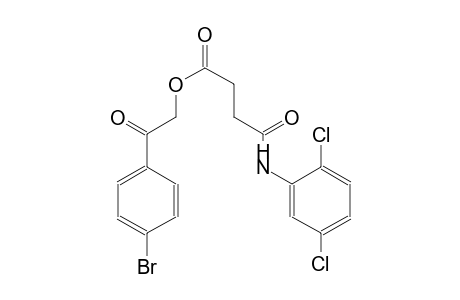 butanoic acid, 4-[(2,5-dichlorophenyl)amino]-4-oxo-, 2-(4-bromophenyl)-2-oxoethyl ester