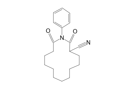 2,14-DIOXO-1-PHENYL-1-AZACYCLOTETRADECANE-3-CARBONITRILE