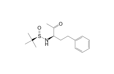 (R,RS)-N-(tert-Butylsulfinyl)-3-amino-5-phenylpentan-2-one