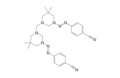 #7A;1-(5,5-DIMETHYL-3-[2-(PARA-CYANOPHENYL)-1-DIAZENYL]-HEXAHYDRO-1-PYRIMIDINYL-METHYL)-5,5-DIMETHYL-3-[2-(PARA-CYANOPHENYL)-1-DIAZENYL]-HEXAHYDROPYRIMI