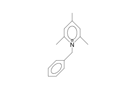 1-Benzyl-2,4,6-trimethyl-pyridinium cation