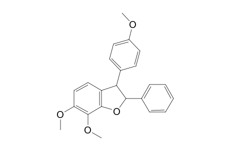 6,7-Dimethoxy-3-(4-methoxyphenyl)-2-phenyl-2,3-dihydrobenzo[b]furan