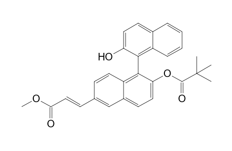6'-(2-Carbomethoxyvinyl)-2-hydroxy-2'-pivaloyloxy-1,1'-binaphthyl