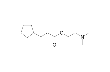 3-Cyclopentylpropionic acid, 2-dimethylaminoethyl ester