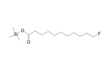 Undecanoic acid, 11-fluoro-, trimethylsilyl ester
