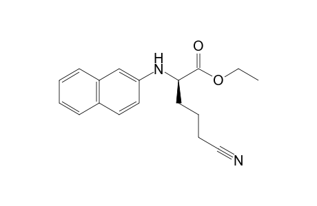 ethyl (2R)-5-cyano-2-(2-naphthylamino)pentanoate