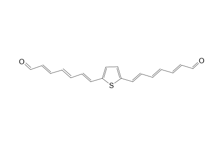 2,5-Thiophenyl-7,7'-bis(hepta-2,4,6-trien-1-al)