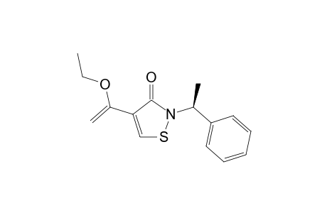 2-(S)-Methylbenzyl-4-ethoxyvinyl-1,2-isothiazole-3-one
