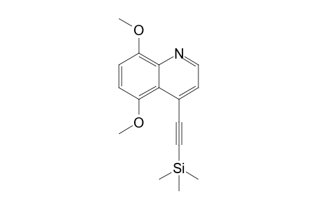 5,8-Dimethoxy-4-(trimethylsilylethynyl)quinoline