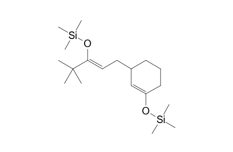 3-(4,4-Dimethyl-3-trimethylsilyloxypent-2-en-1-yl)-1-(trimethylsiloxy)cyclohexene