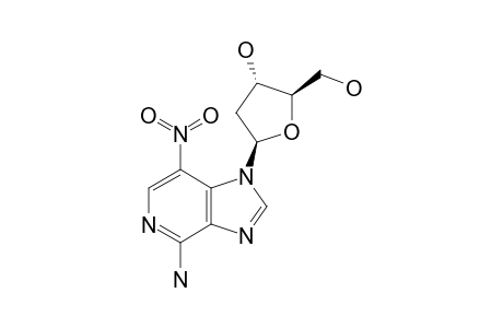 4-AMINO-1-[2'-DEOXY-BETA-D-ERYTHRO-PENTAFURANOSYL]-7-NITRO-4-1H-IMIDAZO-[4,5-C]-PYRIDINE;3-DEAZA-3-NITRO-2'-DESOXYADENOSINE