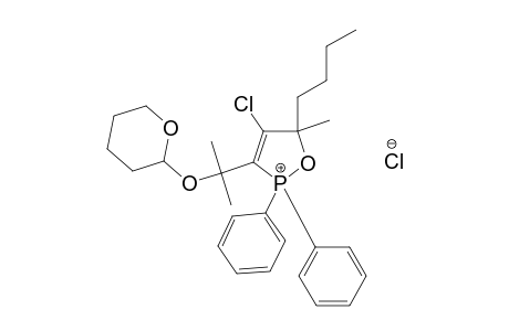 5-BUTYL-4-CHLORO-5-METHYL-3-[1-METHYL-1-(TETRAHYDRO-2H-PYRAN-2-YL-OXY)-ETHYL]-2,2-DIPHENYL-2,5-DIHYDRO-1,2-OXAPHOSPHOL-2-IUM-CHLORIDE