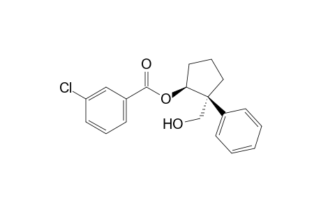 cis-1-Hydroxymethyl-1-phenylcyclopent-2-yl 3'-chlorobenzoate