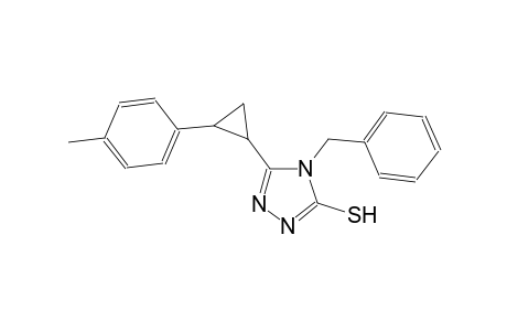 4-benzyl-5-[2-(4-methylphenyl)cyclopropyl]-4H-1,2,4-triazole-3-thiol