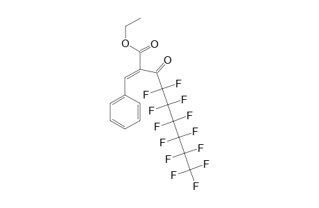 E-ETHYL-2-BENZYLIDENE-3-OXO-4,4,5,5,6,6,7,7,8,8,9,9,9-TRIDECAFLUORONONOATE;MAJOR_ISOMER