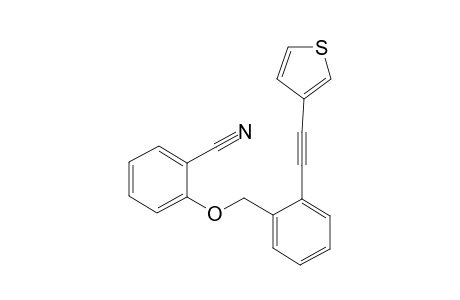 2-[[2-(Thiophene-3-ylethynyl)benzyl]oxy]benzonitrile