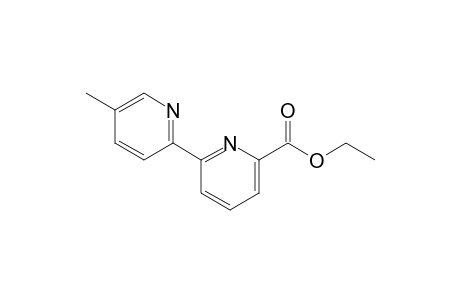6-(5-methyl-2-pyridinyl)-2-pyridinecarboxylic acid ethyl ester