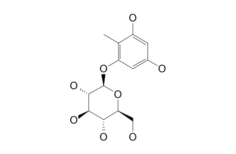 EUCALMAINOSIDE_A;2-METHYLPHLOROGLUCINOL-O-BETA-D-GLUCOPYRANOSIDE
