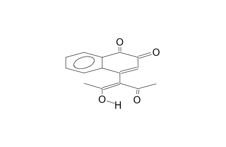 1-(1-acetyl-2-hydroxy-1-propenyl)-3,4-dihydronaphalene-3,4-dione
