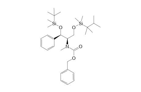 (1R,2R)-2-[(Benzyloxycarbonyl)(methyl)amino]-1-[(tert-butyl)(dimethyl)silyloxy]-3-[(dimethyl)(1,1,2-trimethylpropyl)silyloxy]-1-phenylpropane