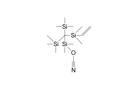 (Cyanatodimethylsilyl)(dimethyl-vinyl-silyl)bis(trimethylsilyl)-methane