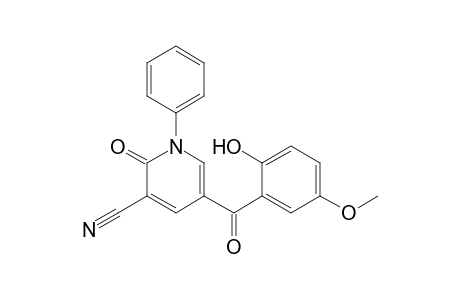 5-(2-hydroxy-5-methoxy-benzoyl)-2-keto-1-phenyl-nicotinonitrile