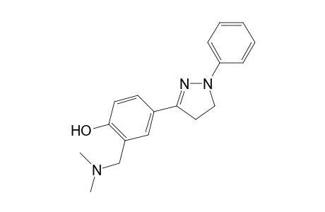 2-((Dimethylamino)methyl)-4-(4,5-dihydro-1-phenyl-1H-pyrazol-3-yl)phenol