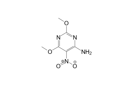2,6-Dimethoxy-5-nitro-4-pyrimidineamine