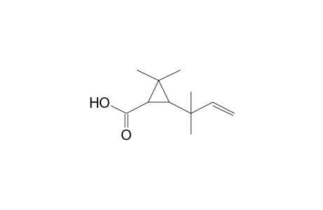 2,2-Dimethyl-3-(2-methylbut-3-en-2-yl)-1-cyclopropanecarboxylic acid