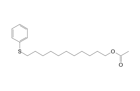 11-phenylsulfanylundecyl ethanoate