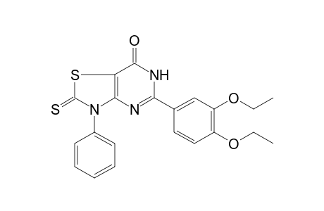 5-(3,4-diethoxyphenyl)-3-phenyl-2-sulfanylidene-4H-thiazolo[4,5-d]pyrimidin-7-one