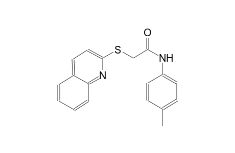 acetamide, N-(4-methylphenyl)-2-(2-quinolinylthio)-